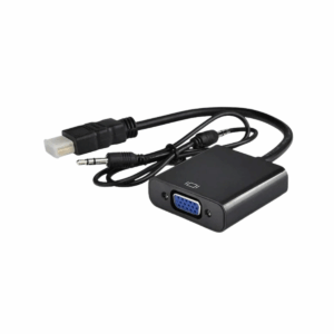 CABLE DE DATOS DE HDMI A VGA CON AUDIO