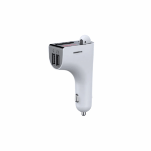 CARGADOR DE AUTO TRANSMISOR FM CON AURICULAR MP3 V14