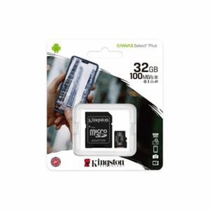 MICRO SDHC 32 GB CANVAS SELECT PLUS 100R A1 KINGSTON