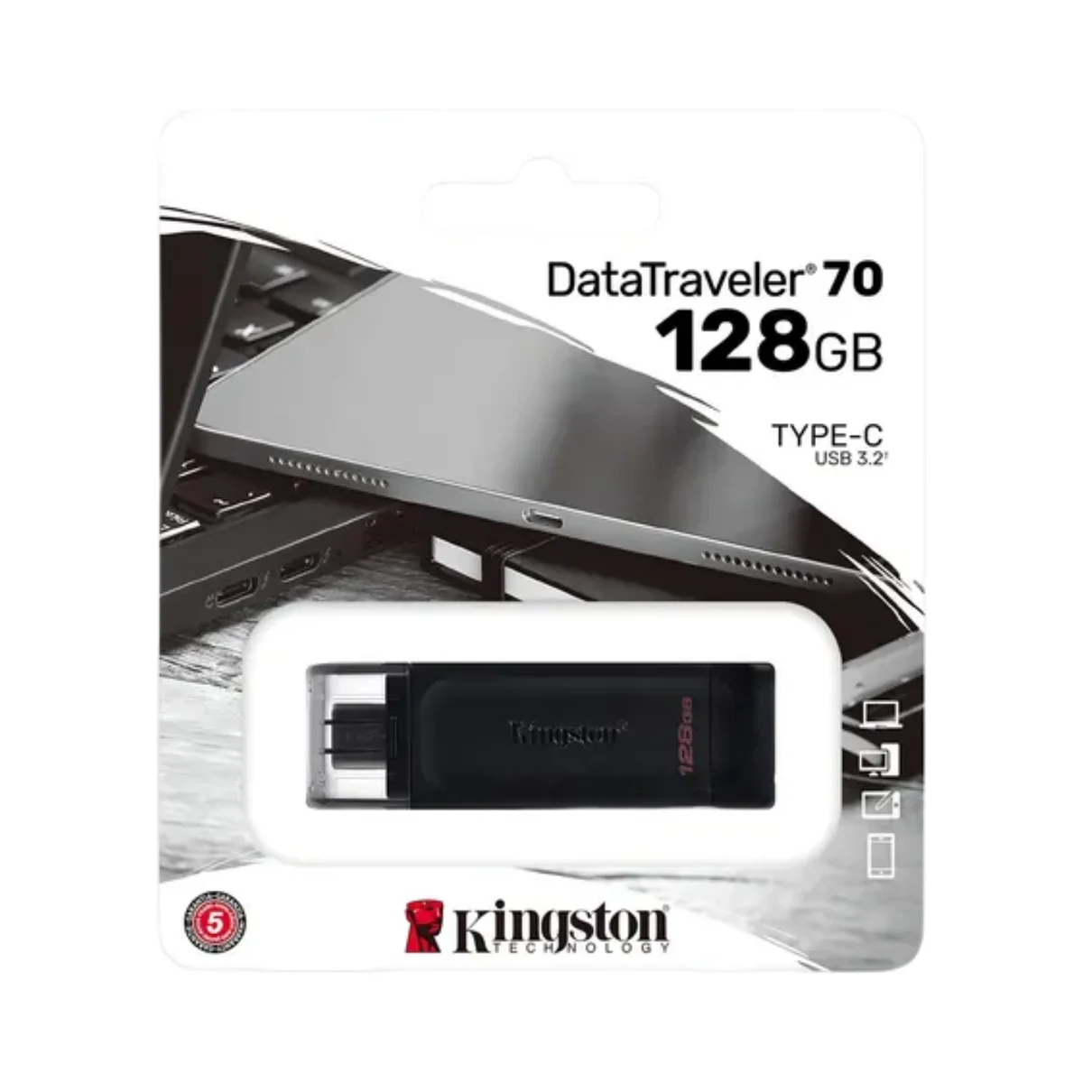 FLASH MEMORIA 128GB USB C 3.2 KINGSTON