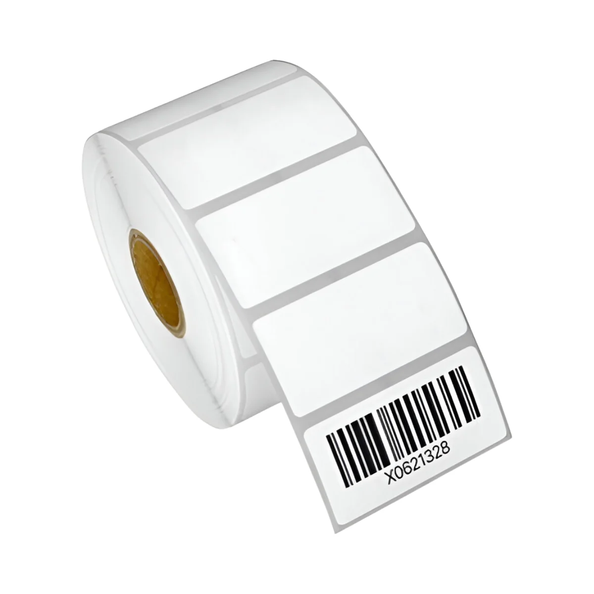 ROLLO DE PAPEL DE ETIQUETA BLANCA