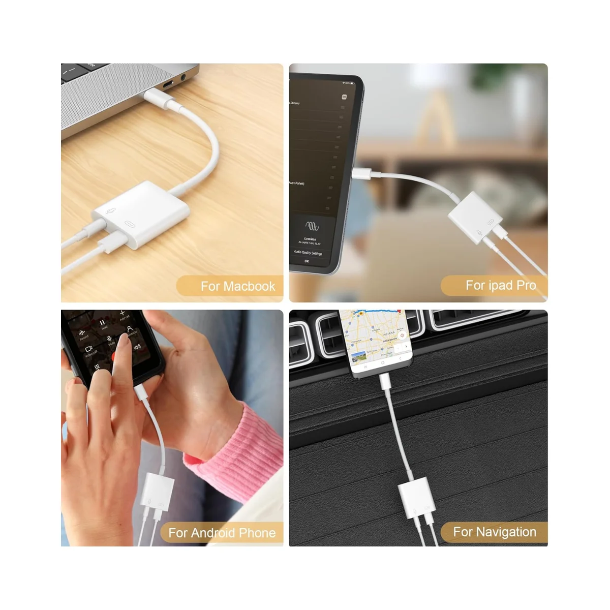 ADAPTADOR TIPO C A 3.5MM KY-186 KIN - Imagen 3