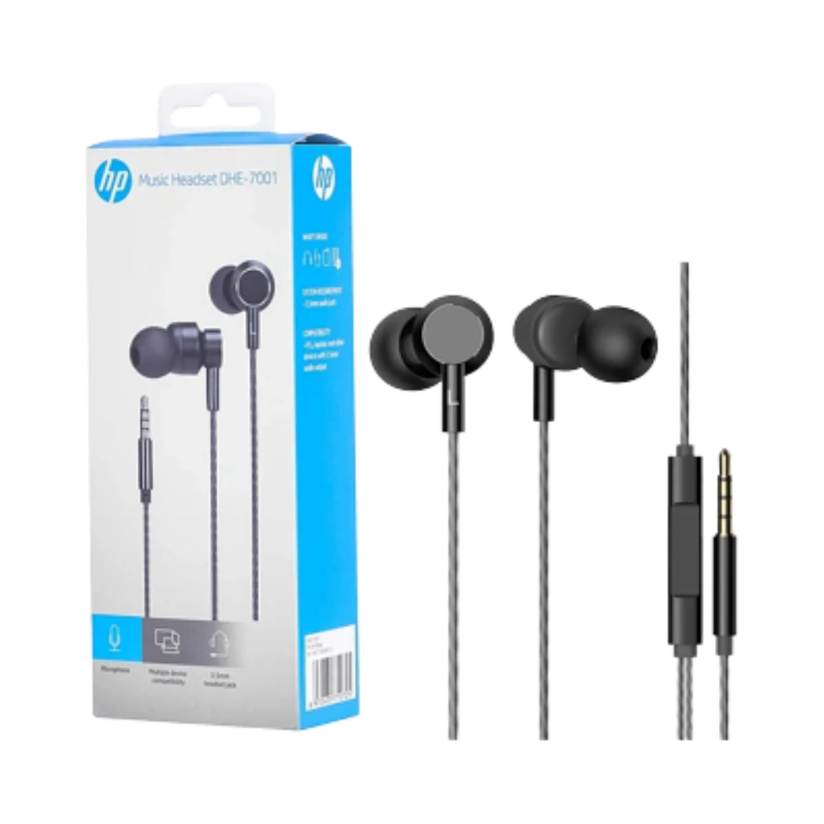 AUDIFONOS HP DHE- 7001/NEGRO