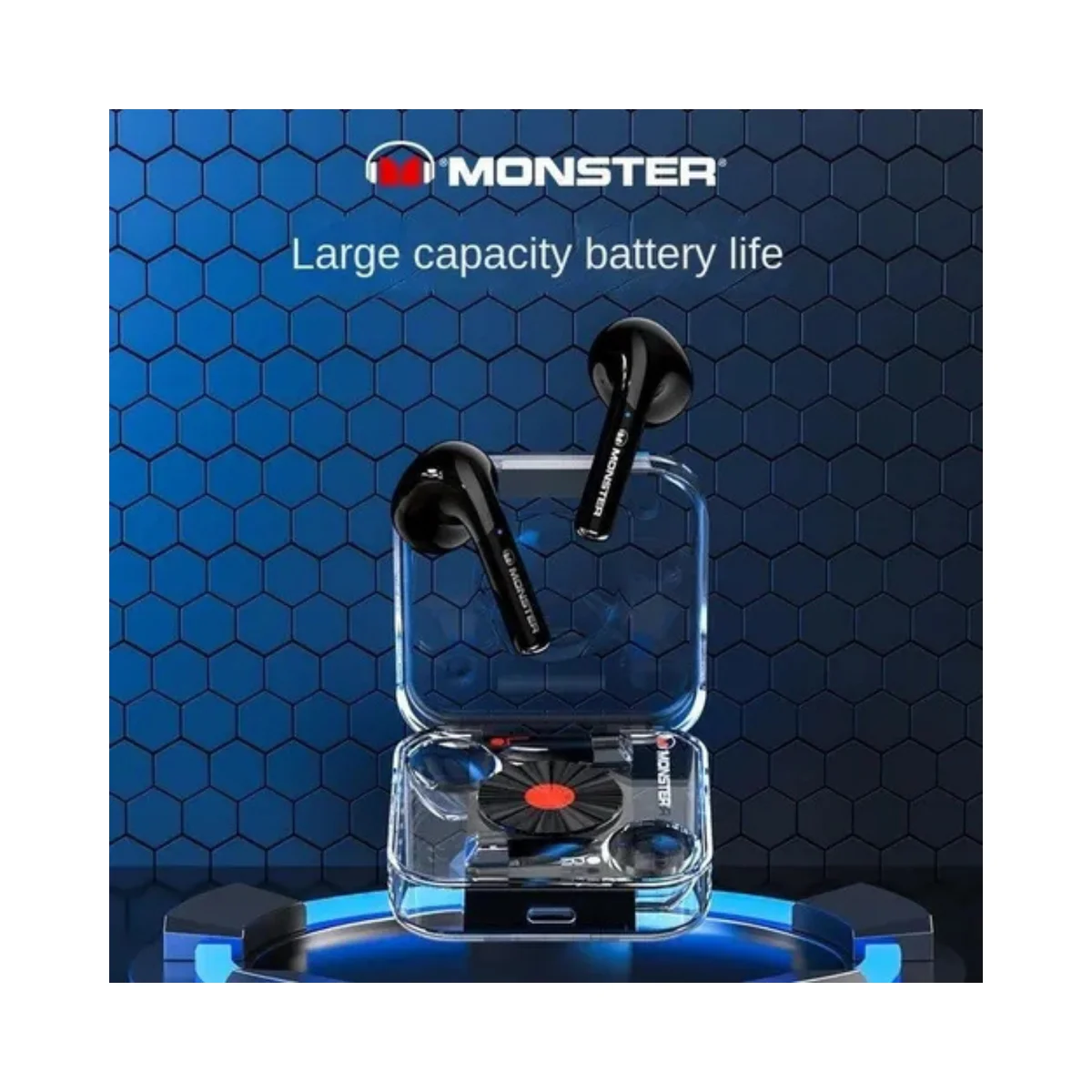 AUDIFONOS INALAMBRICOS BLUETOOTH 5.2 MONSTER XKT01 - Imagen 4