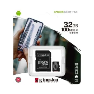 MICRO SDHC 32 GB CANVAS SELECT PLUS 100R A1 KINGSTON