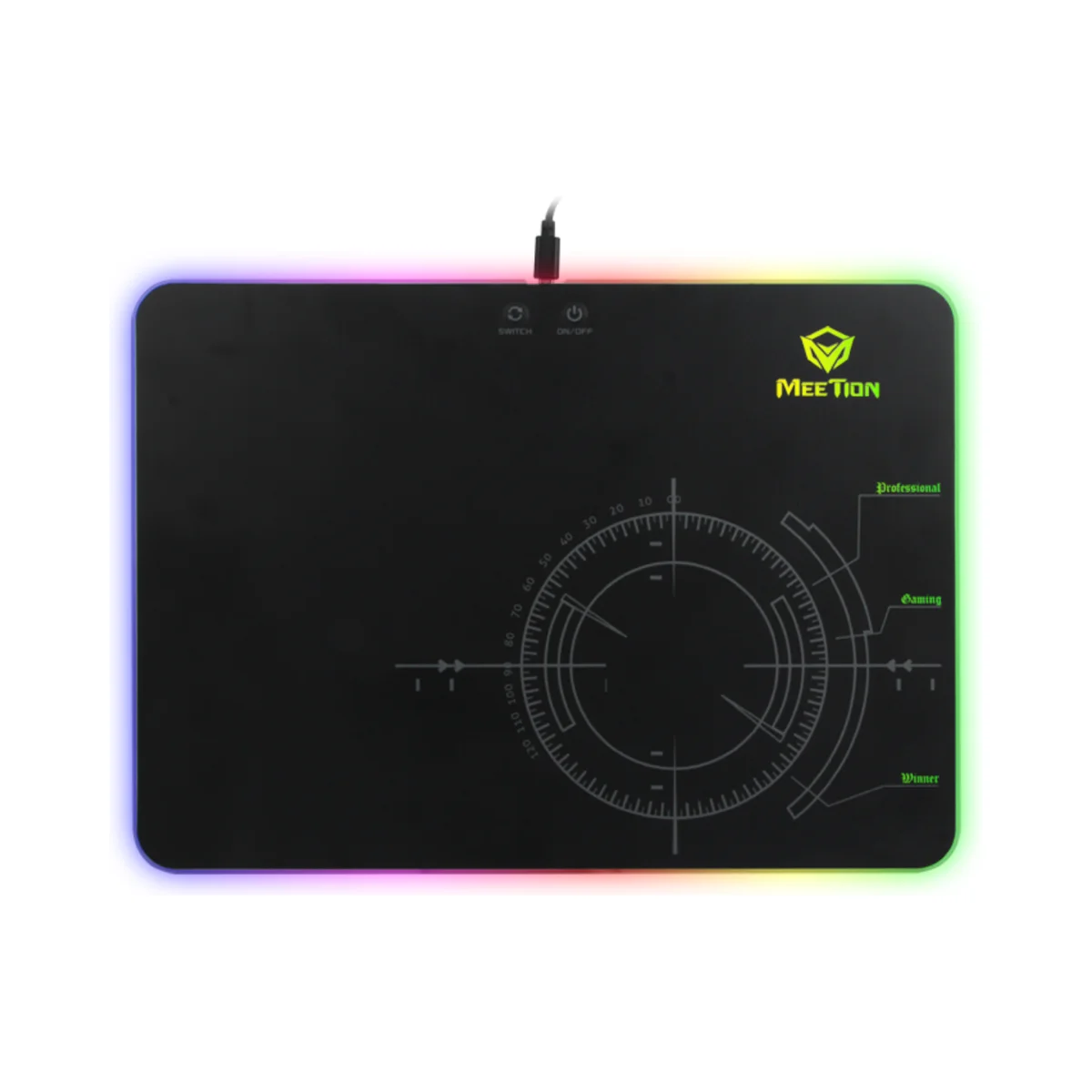 MOUSE PAD MT-PD010 MEETION RGB - Imagen 2