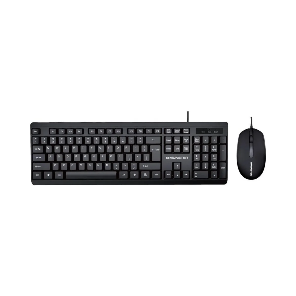 COMBO 2 EN 1 ALAMBRICO MK-207 TECLADO MOUSE MONSTER