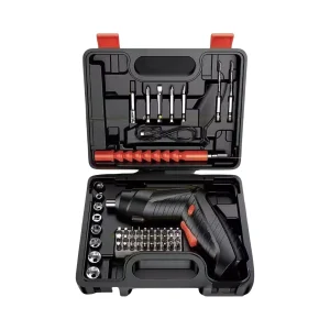 Kit Destornillador Inalámbrico 47 Piezas Ebasix con Maletín y Cargador - Herramientas Bricolaje