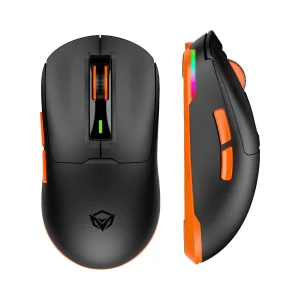 Meetion GW24 Air Mouse Gamer Trimodo Inalámbrico Bluetooth Negro