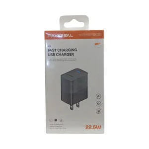 Cargador Inalámbrico Pavareal K101 22.5W Blanco - Carga Rápida Qi