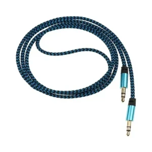 Cable Audio Auxiliar 3.5mm Tipo Cordón Nitron - Compatible con Celular, Auto y Parlante