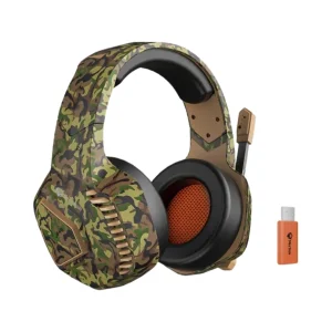 Meetion MY-BTH014 Audífonos Gamer Bluetooth con Micrófono y Luz RGB