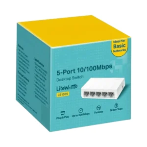 Switch TP-Link LS1005 5 Puertos 10/100Mbps Desktop Plug & Play