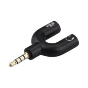Adaptador de Audio Estéreo para Audífono y Micrófono Nitron - Splitter para PC y Laptop