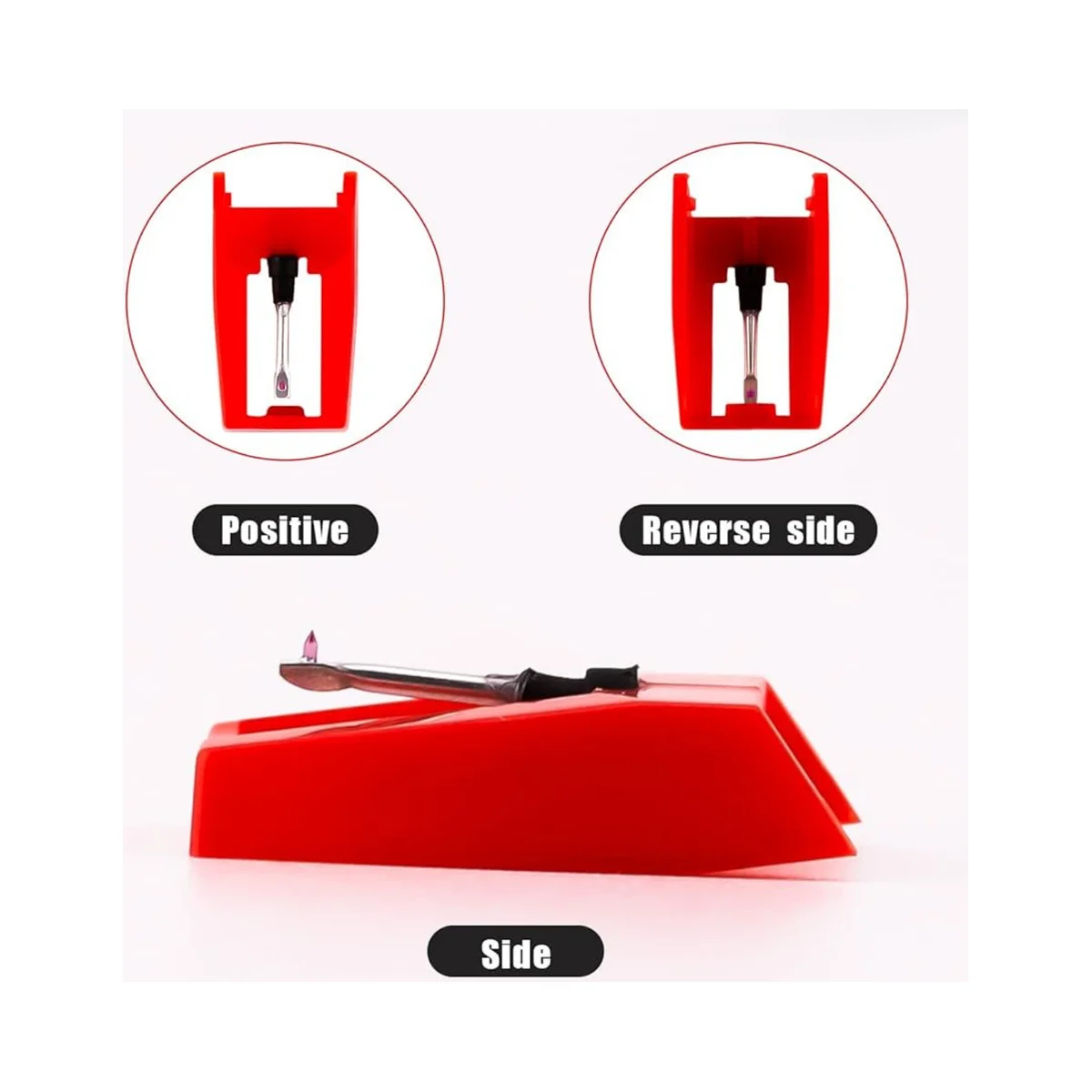 Aguja Repuesto Victrola Ebasix - Compatible Tocadiscos Portátiles - Imagen 2