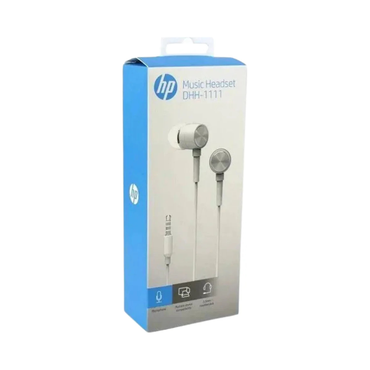 Audífonos HP DHH-1111 Blancos con Micrófono | Jack 3.5mm Estéreo - Imagen 2