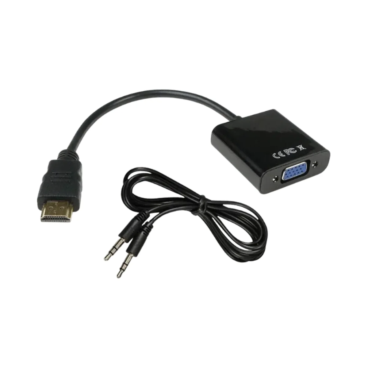 Nitron Adaptador HDMI a VGA Audio - Conversor Plug & Play - Imagen 2