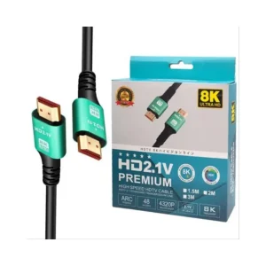 Cable HDMI Nitron 8K Ultra HD Premium 2m - HDMI 2.1 48Gbps 8K@60Hz 4K@120Hz