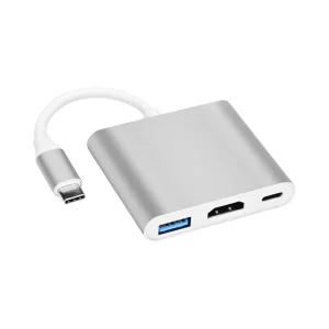 Adaptador USB-C 3 en 1 HDMI + USB-A + USB-C PD Nitron