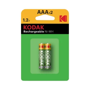 Pilas Recargables AAA 1000mAh Kodak - Pack de 2 Unidades