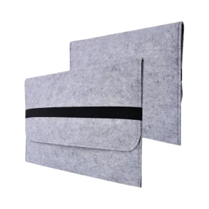 Estuche protector Nitron para laptop 14 pulgadas gris - Mica protectora con cremallera