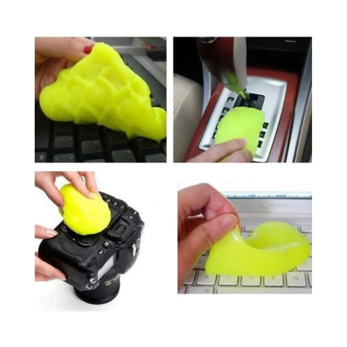 Nitron Goma Super Clean Teclado - Gel Limpiador Reutilizable Oficina - Imagen 2