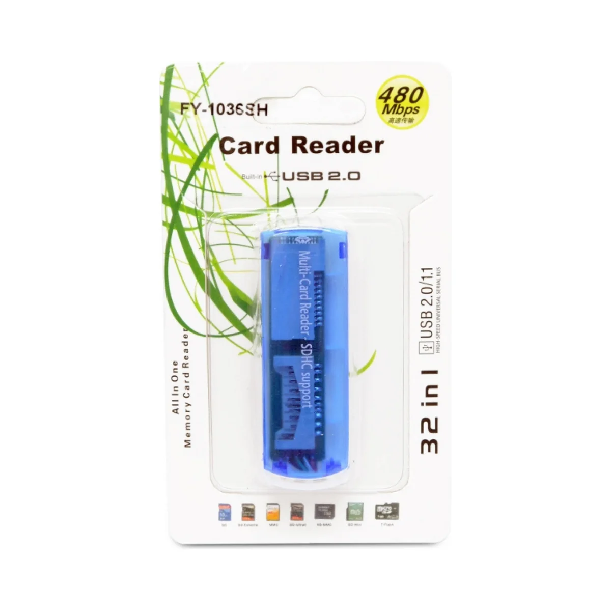 Lector de Memorias 15 en 1 Nitron USB - Compatible SD microSD CF - Plug & Play