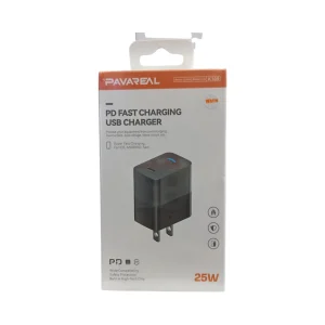 Cargador Inalámbrico Pavareal K105 25W Type-C Blanco - Carga Rápida Sin Cables