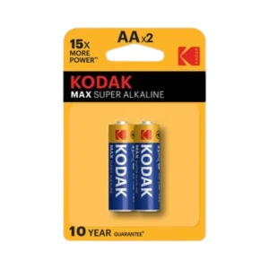 Pilas Alcalinas AA Kodak Blister x2 (LR6 1.5V) - Pack 2 Und