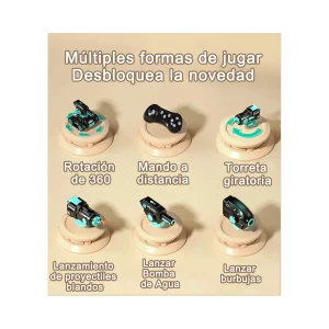 Tanque Control Remoto Nitron Todoterreno 3 en 1 Cisterna - Juguete RC