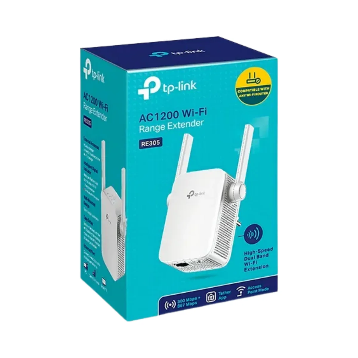 Extensor de Cobertura Wi-Fi AC1200 RE305 TP-Link | Repetidor Dual Band OneMesh