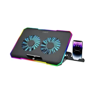 Ventilador para Laptop Ovi con Soporte Teléfono - Base Refrigerante USB