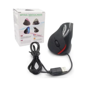 Mouse Ergonómico con Cable Nitron USB - Negro
