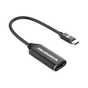 Adaptador USB-C a HDMI Monster K-00202 | Video 4K Plug & Play